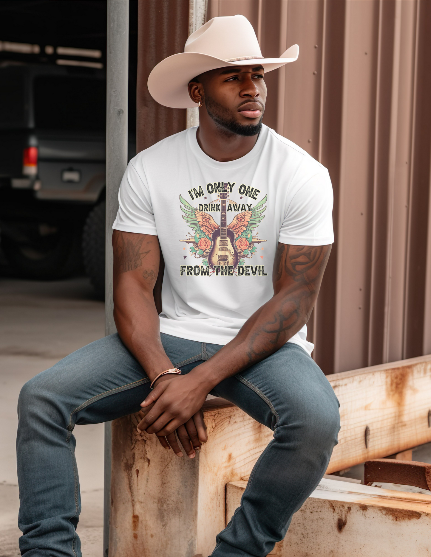 I'm Only One Drink Away From the Devil T-Shirt