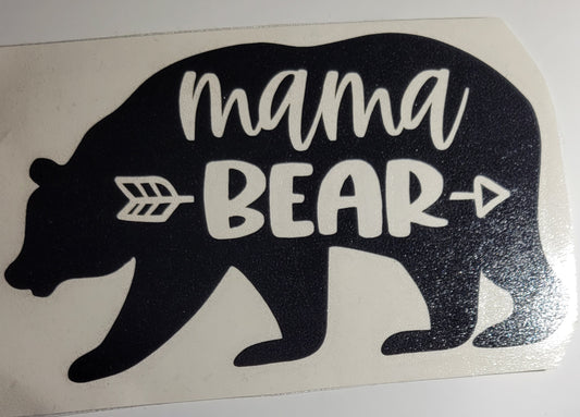 Mama Bear Vinyl Decal