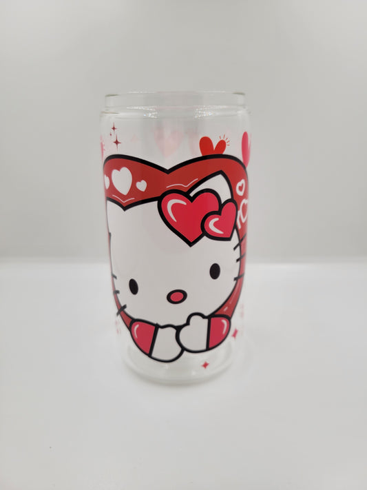 Hello Kitty Glass Can cup