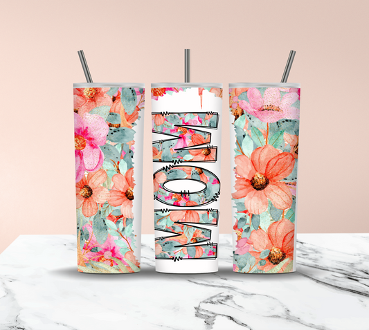 Floral Mom 20oz Tumbler