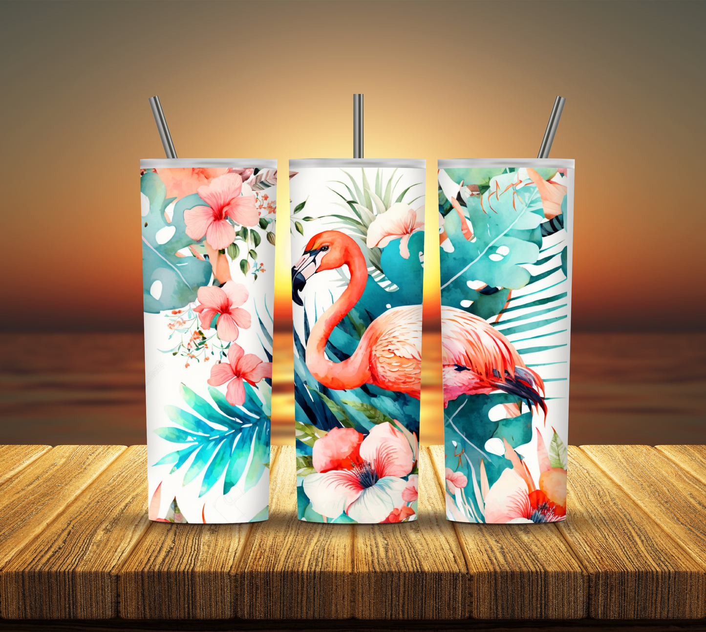 Pink Flamingo Tumbler