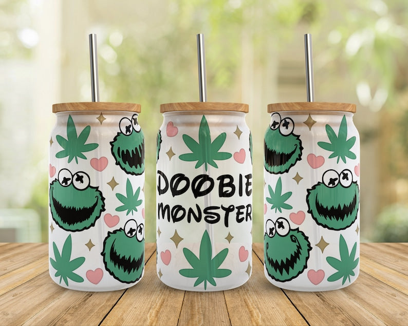 Doobie Monster Glass Can cup